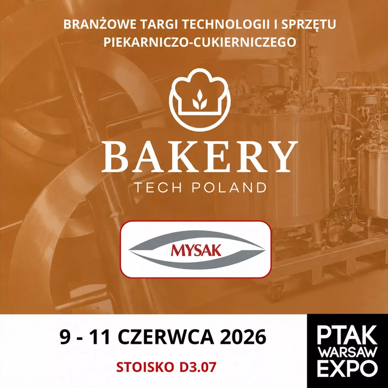 MYSAK GROUP at BAKERY TECH POLAND 2026 trade fair