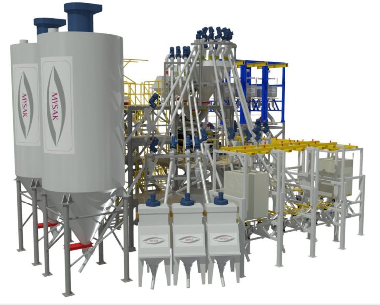 Linia dozowania i mieszania produktów sypkich